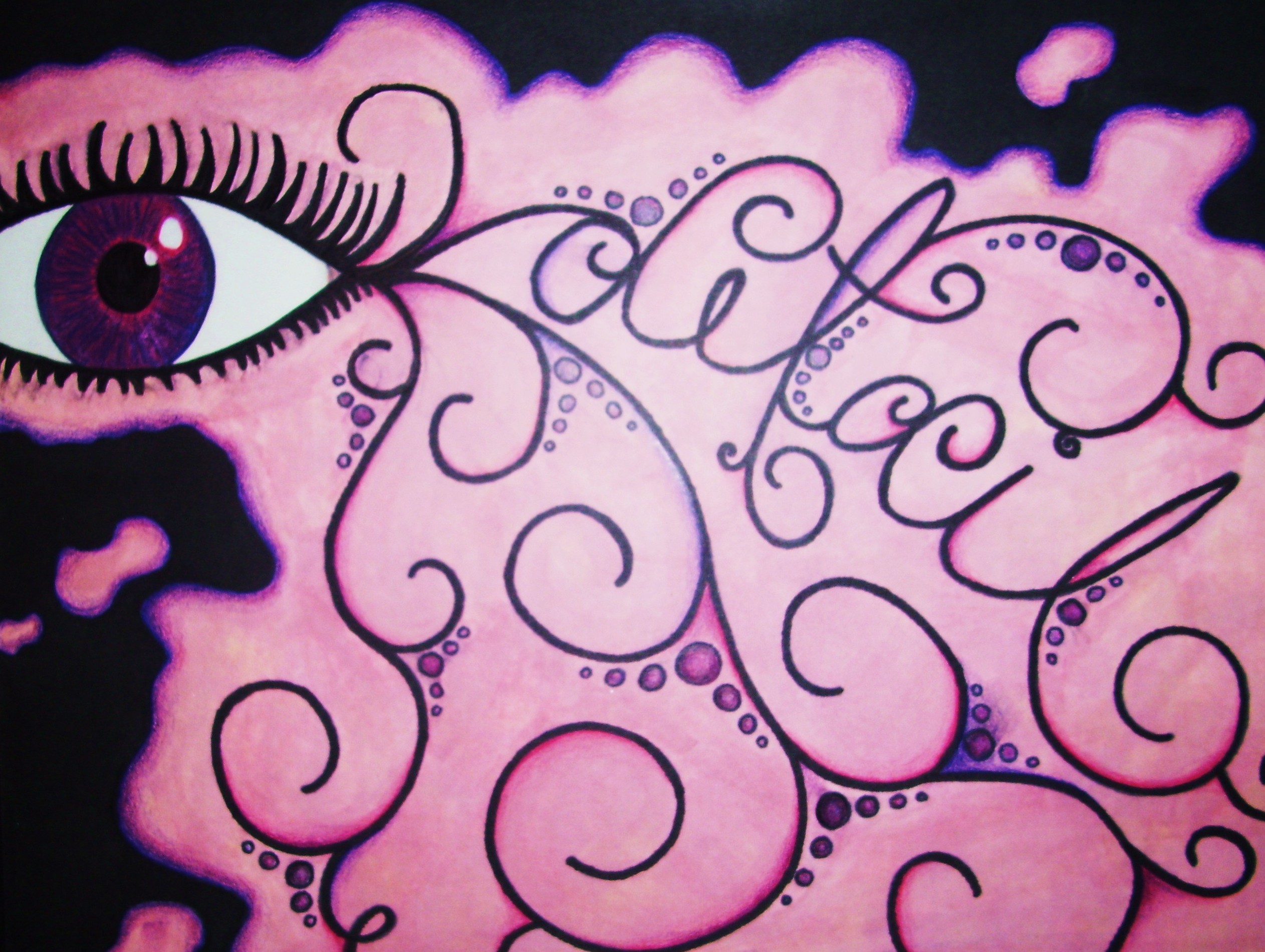 Detail. Color Pencil, Prisam Markers