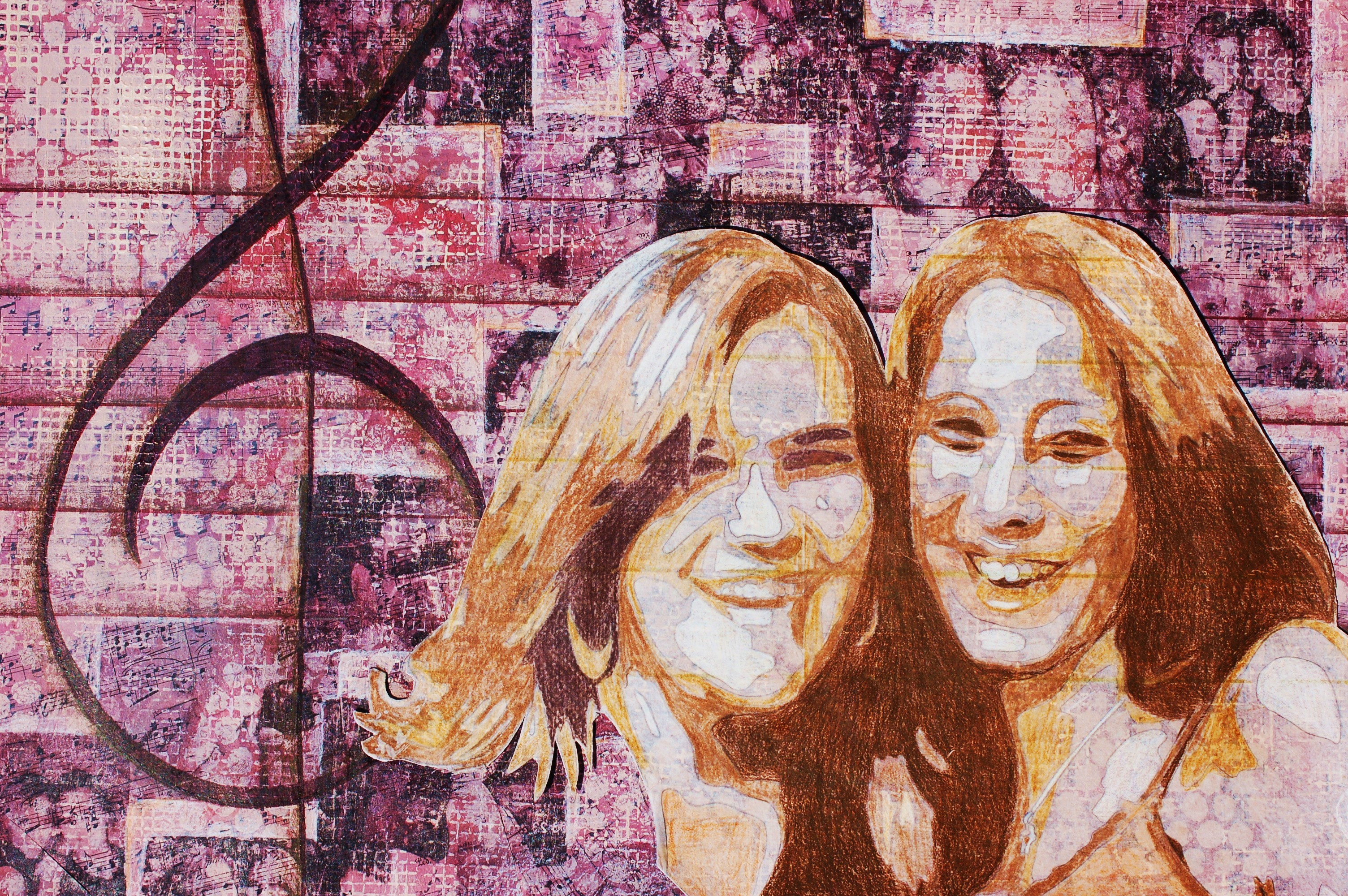Ciarra and I. Collage